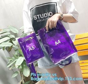 waterproof stadium Bags handbags, Clear gift packing PVC handbag, Envelope Clutch PVC Vinyl Plastic Purse Bag, tote hand