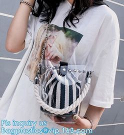 Fashion Ladies PVC Handbag PVC Tote Bag Waterproof Handbag, Vivid printing promotional pvc handbag, pvc branded handbag