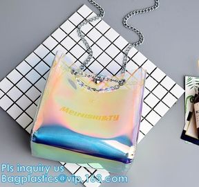 High quality unique PVC PU ladies bag handbag, 100% Clear Purse PVC Beach Clear Handbags, women's bag/handbag/traveling