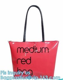 summer laser shoulder bag fashion transparent PVC tote handbag with chain, Waterproof Transparent Shoulder Bag with Cosm