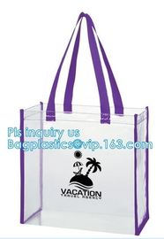handle bag&amp;luxury shopping paper bag, pvc simple convenient hoop handle clear zipper cosmetic bag, shoes bag rope handle