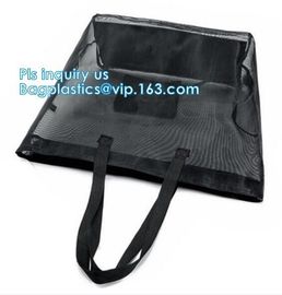 Mesh Foldable Organizer Cosmetic Makeup Toiletry Bag,Promotional PVC Mesh Cosmetic Bag, Red lip mesh cosmetic bag, pack