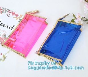 Waterproof PVC Bicycle Seat Bag/Multifunction Bike Tube Bag/Cycling Frame Saddle Bag, PVC makeup Bag Pouches Tote Clear