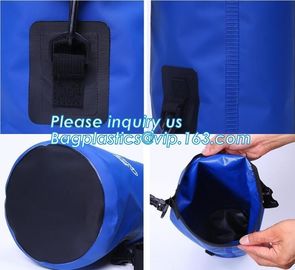 Outdoor Polyester PVC Ocean Pack Waterproof Dry Bag, Waterproof Bag With Shoulder , backpack dry bag for Camping ,Custom