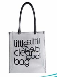 PVC Tote Shopper Square Handbag Ladies Shoulder Beach Bag, pvc waterproof shoulder beach bag with two bags, handle shoul