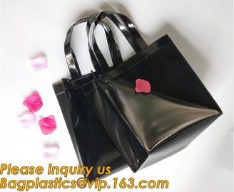 Plastic Bag OEM Custom PVC Loop Handle Image Printed Plastic Shopping Bag,Promotional Clear Waterproof Plastic Cosmetic
