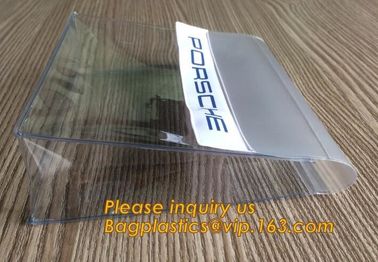 Plastic Bag OEM Custom PVC Loop Handle Image Printed Plastic Shopping Bag,Promotional Clear Waterproof Plastic Cosmetic