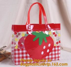 Factory price gift and shopping bags with handles customized pvc bag,Custom Transparent Candy Handle Bag Wholesale Clear