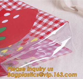 Factory price gift and shopping bags with handles customized pvc bag,Custom Transparent Candy Handle Bag Wholesale Clear