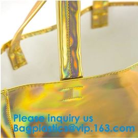 Promotional Custom Waterproof Transparent Pvc Beach Bag Sets Shopping Online Women Hand Bag