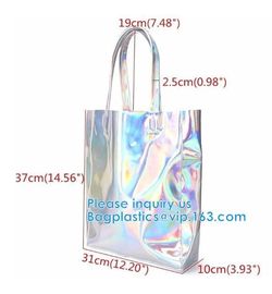 Promotional Custom Waterproof Transparent Pvc Beach Bag Sets Shopping Online Women Hand Bag