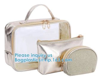 Waterproof Flamingo Cosmetic Bag Toiletry Bag Travel Makeup Bags,Cotton,Canvas,Polyester,Nylon,Non Woven