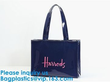 New Fashion PVC Tote Bag Shoulder Handbag Transparent PVC Beach Bag,Handbags Shoulder Tote PVC Beach Bags for women Zipp