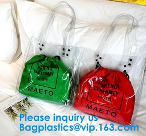 Vinyl Eco-friendly heat seal frosted PVC /EVA bag,Women Tote Bag Crossbody Shoulder Bag For Women