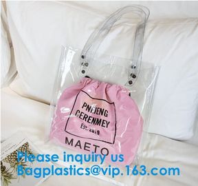Vinyl Eco-friendly heat seal frosted PVC /EVA bag,Women Tote Bag Crossbody Shoulder Bag For Women