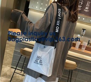 Vinyl Eco-friendly Colorful Hologram Pvc Laser Holographic Bag Tote Shopping Bag Beach Bag For Women