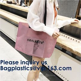 Amazon Hot Sells Transparent Hologram Laser Messenger Bag Women Pink Jelly Shoulder Bag Female Big Tote Girl Handbags