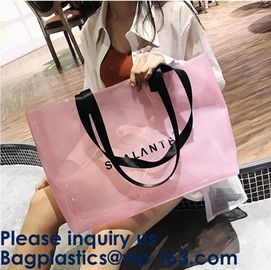 Amazon Hot Sells Transparent Hologram Laser Messenger Bag Women Pink Jelly Shoulder Bag Female Big Tote Girl Handbags