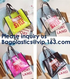 Beach Pvc Tote Bag,Women-Lightweight Hologram Tote Bag Laser PU Shoulder Bag Laser PU Leather