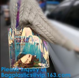 Fashion Hologram Laser Handbag Purse Shoulder Summer Beach Bag for Women,women hologram handbag jelly pvc clear shoulder