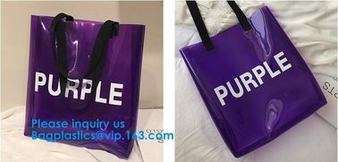 Waterproof PVC Transparent Tote Hologram Laser Bag,Hologram Laser PVC Shoulder Women tote Bag Shopping Bag For Women
