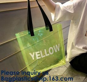 Iridescent bag Hologram Holographic Handbag waterproof shoulder bag,Hologram zipper pvc cosmetic bag