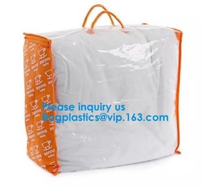 Oem Rope Handle Pvc Quilt Bag With Factory Prices, Handle Elegant Edging Purple Woven Zipper Bag With Handle Quilt