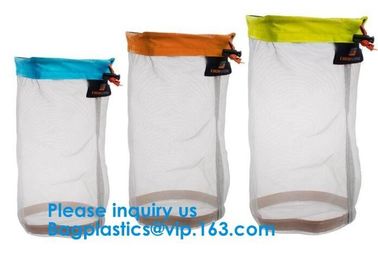 Nylon Mesh Net Drawstring Bag Mesh Pouch Organic Mesh Produce Bags With Custom Logo,Reusable Eco Friendly Nylon Drawstri