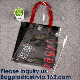 Big Size Clear Plastic PVC Shopping Tote Bag Fashion Large Capacity Waterproof Pvc Beach Bag TPU laser makeup handbag PV