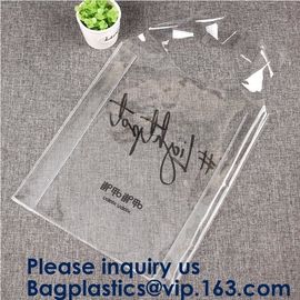 Transparent Pvc Shopping Bag Pvc Tote Bag,OEM Supermarket PVC Fashion Bag Handles Clear Shopping Bags, Bagease, Bagplast