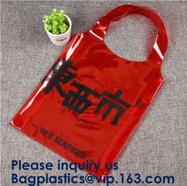 Promotional Pvc Shopping Bag Laser Tote Bag Handbag Waterproof Shopping Bag Glossy PVC Leather Bag PVC Woman Shopping Ba