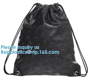 Drawstring Leather Pu Backpack PU Hologram Drawstring Bag,cosmetics, promotion, shopping, supermarkets, gifts, apparel