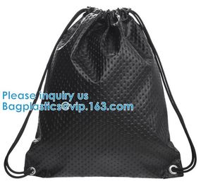 Drawstring Leather Pu Backpack PU Hologram Drawstring Bag,cosmetics, promotion, shopping, supermarkets, gifts, apparel