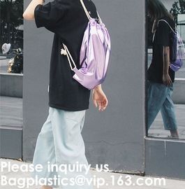 Drawstring PU Leather Pouch Bag For Spray Hydrating Facial Care Instrument,Iridescent Pu Faux Leather Cinch Drawstring B
