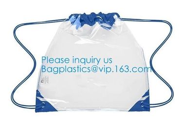 Promotional Transparent PVC Clear Drawstring Backpack Bags,Promotional Hot Selling Waterproof Transparent PVC Backpack D