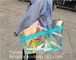Custom Design Vinyl Mirror Surface Pvc Tote Shopping Bag,PVC Reusable Grocery Bag Summer Beach Bag Custom Logo Women Tra