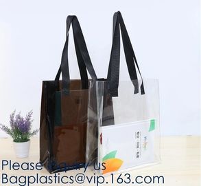 Custom Logo Home Textile Clear Vinyl PVC Plastic Quilt Blanket Zipper Bag With Handles,promotional pvc shopping bag