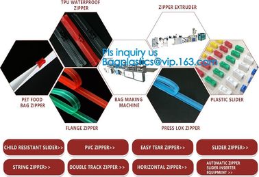 PP/PE Flange on one side for bags, flange zipper press to close, pe bag clear press lok zipper, Press-Lok Zipper For Pou