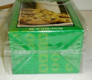 biodegradable custom printing self adhesive opp pp bopp pe square bottom clear Bopp square bottom pp clear bag for food