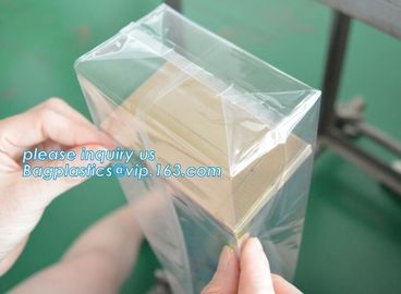 Cellophane Block Base Standing Bags Square Bottom PP food packaging,biodegradable custom printing self adhesive opp pp b