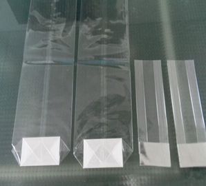 biodegradable custom printing self adhesive opp pp bopp pe square bottom clear packing plastic bags,cello polypropylene