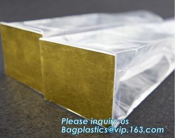 Transparent bopp/opp square block bottom bags with side gusset,Bopp Block Square Bottom Bag,Clear Square Bottom Bags,Can