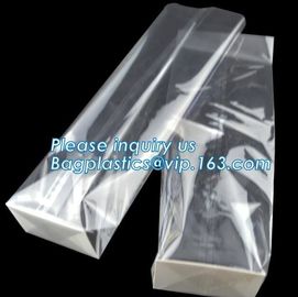 polypropylene Crystal Clear Cello Bags flat square block bottom opp bag,candy opp square bottom cello bag bagease packag