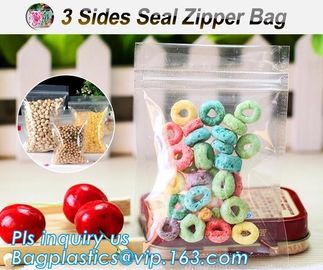 Snack Zipper Bags Food Packaging Stand Up Zip lockk Pouch,PACK flexible stand up pouch with zipper packaging bag for food/