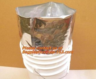 zipper silver plastic foil bag, Aluminum Foil packaging Bag, Aluminum Foil bag, Aluminum