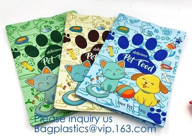 Customized Personalized Pet / Metpet / Pe Material Plastic Food Bag Printing Cheap,dust-free workshop pet food bag PACK