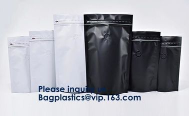 Customized Printing Coffee Bean Bag Aluminum Foil Side Gusset Quad Seal Packaging Coffee Bag With Valve