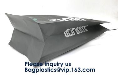 Food Industrial Use And Moisture Proof Feature Resealable Zipper Kraft Paper Food Packaging Bags Doypack Pouch bags