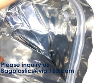 Reusable Side Gusset Coffee Bag Inside Aluminum Foil Coffee Packing With Valve,Aluminum Foil Vacuum Packing Bag, Zipper