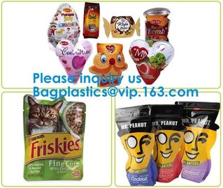 High Barrier Silver Packaging Bags,Aluminum Foil Stand Up Pouch With Spout For Baby Food Packaging Bagease, Bagplastics